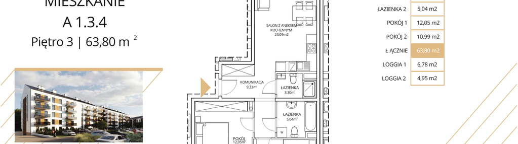 Mieszkanie w inwestycji: Apartamenty Nowe Miasto