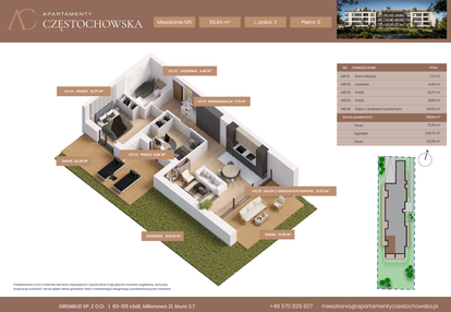 Mieszkanie w inwestycji: Apartamenty Częstochowska