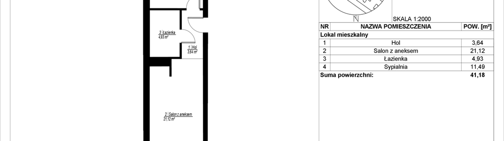 Mieszkanie w inwestycji: Symfonia Ptasia 28