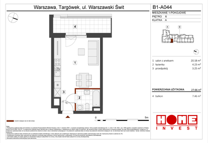 Mieszkanie w inwestycji: Warszawski Świt etap VIII