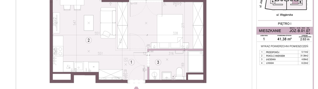 Mieszkanie w inwestycji: Apartamenty Józefińska