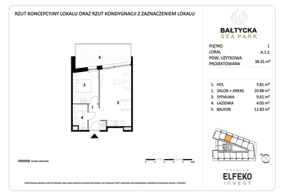 Mieszkanie w inwestycji: Bałtycka Sea Park