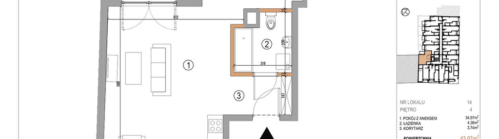Mieszkanie w inwestycji: 5th Avenue Apartments
