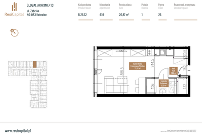 Mieszkanie w inwestycji: Global Apartments