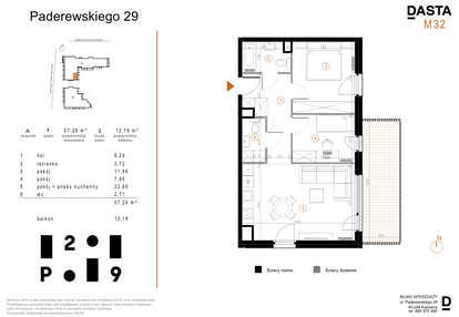 Mieszkanie w inwestycji: Paderewskiego 29