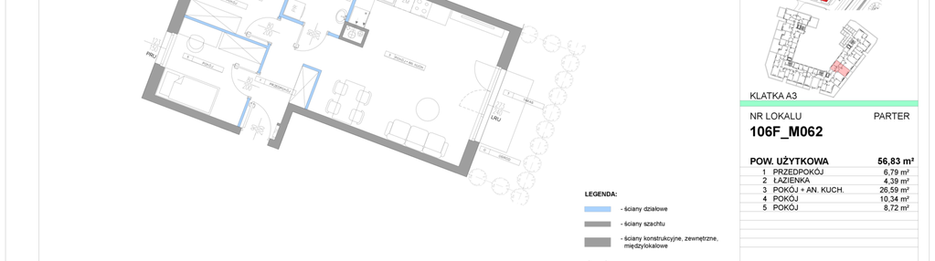 Mieszkanie w inwestycji: Miasteczko Jutrzenki Dzielnica Hortensji