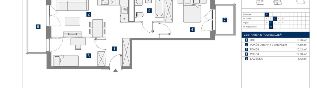 Mieszkanie w inwestycji: Apartamenty Park Matecznego Etap 2.2