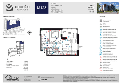Mieszkanie w inwestycji: Chodźki Residence 2