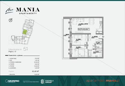 Mieszkanie w inwestycji: MANIA Apartamenty