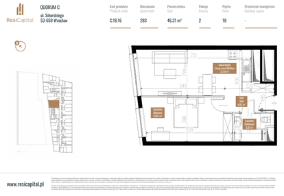 Mieszkanie w inwestycji: Quorum Apartments