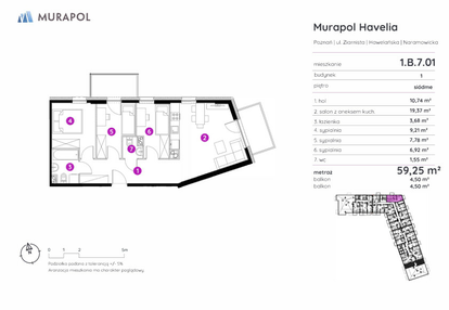 Mieszkanie w inwestycji: Murapol Havelia