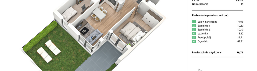 Mieszkanie w inwestycji: Nowe Żerniki Bieńkowskiego etap II