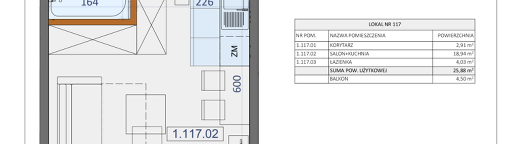 Mieszkanie w inwestycji: Osiedle Zycha