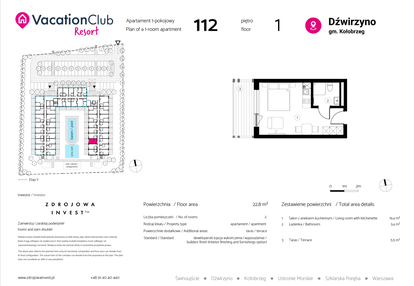 Mieszkanie w inwestycji: VacationClub Resort