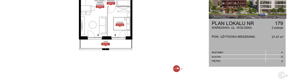 Mieszkanie w inwestycji: Modern Mokotów etap 1 budynek A, B1 i B2