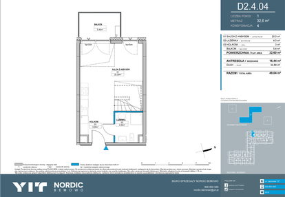 Mieszkanie w inwestycji: Nordic Bemowo - etap IV