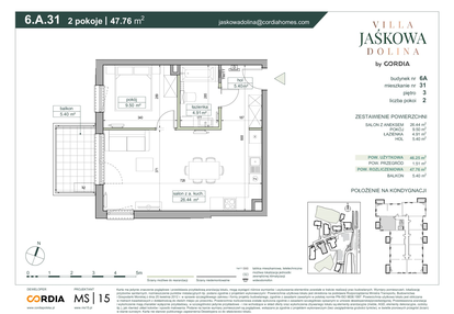 Mieszkanie w inwestycji: Villa Jaśkowa Dolina etap II