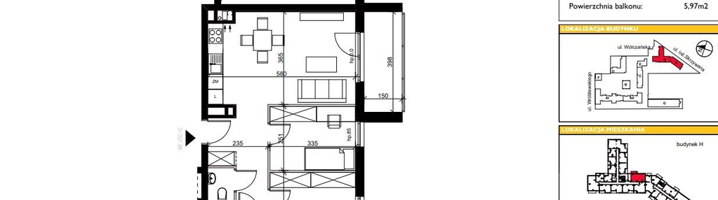 Mieszkanie w inwestycji: ART MODERN etap III - bud. H