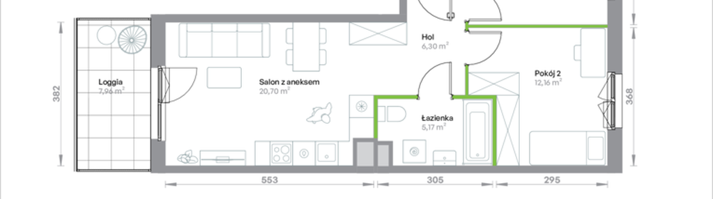 Mieszkanie w inwestycji: Krakowska Vita
