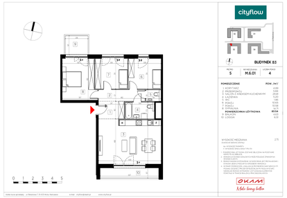 Mieszkanie w inwestycji: CityFlow etap II