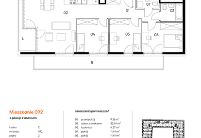 Mieszkanie w inwestycji: Miasto Polskich Mistrzów Olimpijskich II