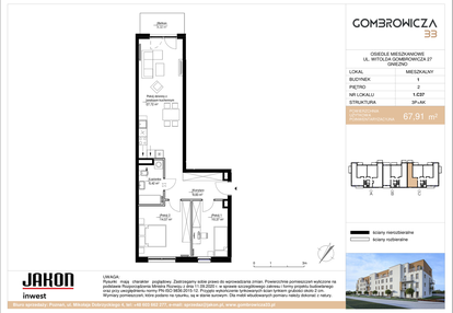 Mieszkanie w inwestycji: Gombrowicza 33