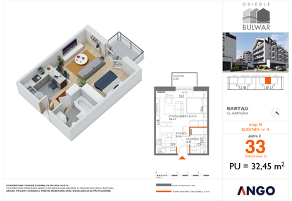 Mieszkanie w inwestycji: Osiedle Bulwar bud. 4