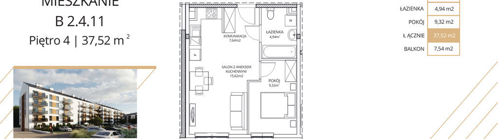 Mieszkanie w inwestycji: Apartamenty Nowe Miasto