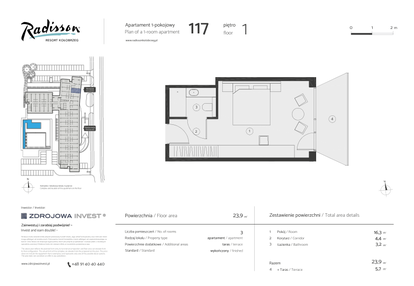 Mieszkanie w inwestycji: Radisson Resort, Kołobrzeg