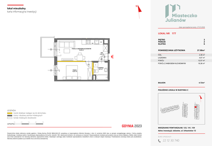 Mieszkanie w inwestycji: Miasteczko Julianów
