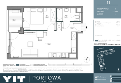 Mieszkanie w inwestycji: Portowa Zabłocie