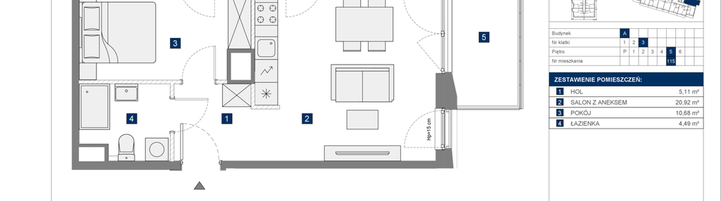 Mieszkanie w inwestycji: Osiedle przy Wielickiej