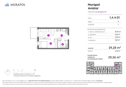 Mieszkanie w inwestycji: Murapol Aviator