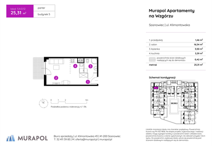 Mieszkanie w inwestycji: Murapol Apartamenty na Wzgórzu - bud. 4 i 5