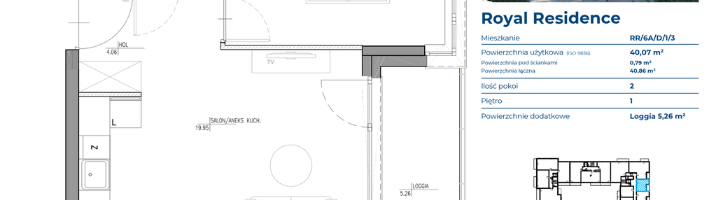 Mieszkanie w inwestycji: Royal Residence 6A