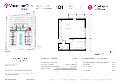 Mieszkanie w inwestycji: VacationClub Resort