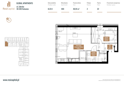 Mieszkanie w inwestycji: Global Apartments