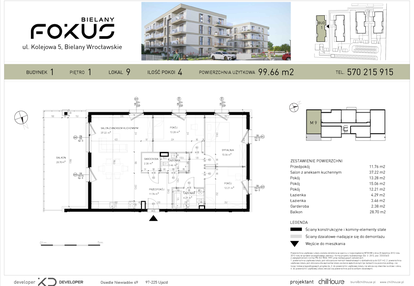 Mieszkanie w inwestycji: Fokus Bielany
