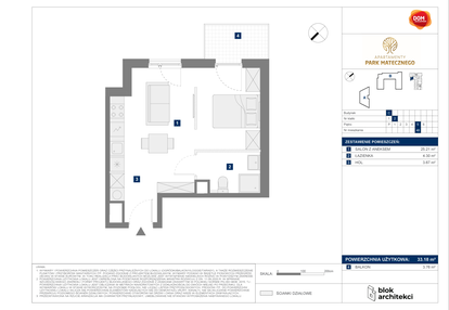 Mieszkanie w inwestycji: Apartamenty Park Matecznego Etap 1