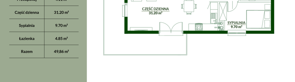 Mieszkanie w inwestycji: Bukowa etap II