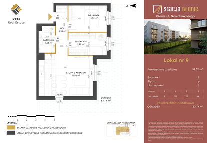 Mieszkanie w inwestycji: Stacja Błonie etap II