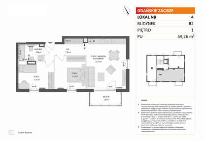 Mieszkanie w inwestycji: Gdańskie Zacisze