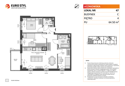 Mieszkanie w inwestycji: Przystań Brzeźno etap 1.2