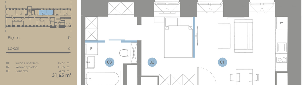 Mieszkanie w inwestycji: Oficyna - Apartamenty Inwestycyjne Apart Hotel