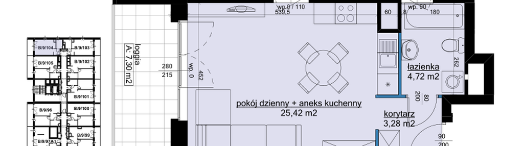 Mieszkanie w inwestycji: Osiedle Hawelańska etap III - bud. B