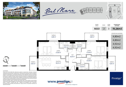 Mieszkanie w inwestycji: Bel Mare (Międzyzdroje)