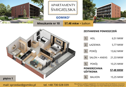 Mieszkanie w inwestycji: Apartamenty Śmigielska