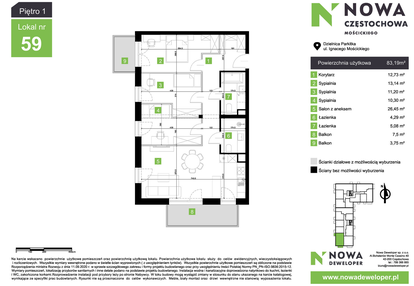Mieszkanie w inwestycji: Nowa Częstochowa Mościckiego
