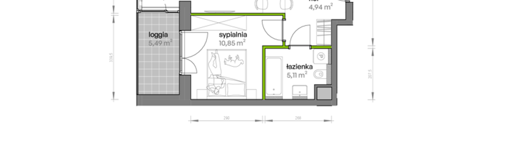 Mieszkanie w inwestycji: Ptasia Vita