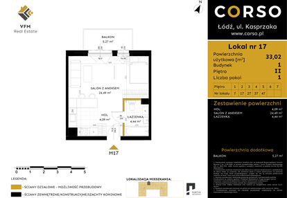 Mieszkanie w inwestycji: Corso etap 1